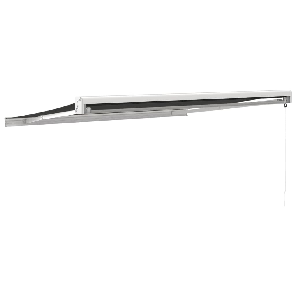 Gelenkarmmarkise Anthrazit 3x2,5 m Stoff und Aluminium