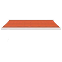 Thumbnail for Gelenkarmmarkise Orange und Braun 3x2,5 m Stoff und Aluminium