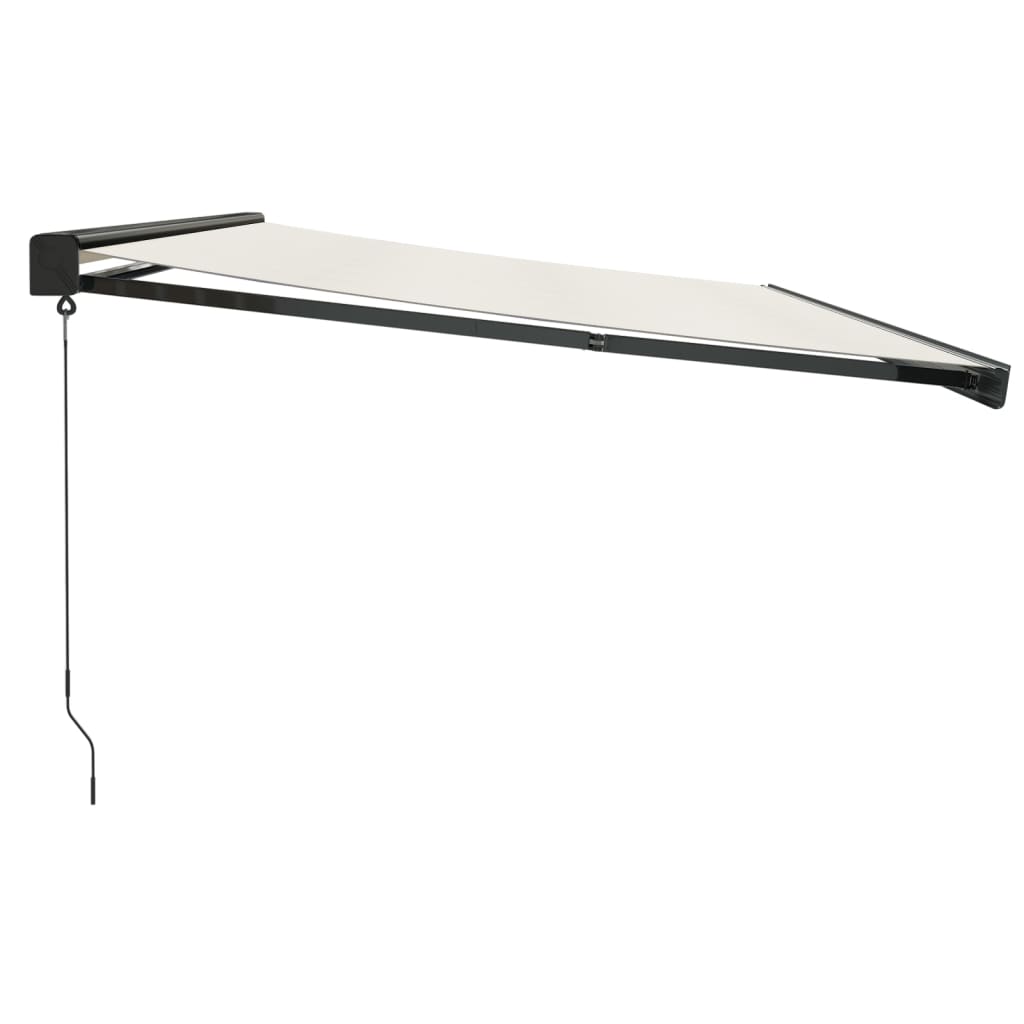Gelenkarmmarkise Creme 5x3 m Stoff und Aluminium