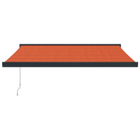 Thumbnail for Gelenkarmmarkise Orange und Braun 3x2,5 m Stoff und Aluminium