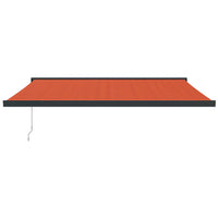 Thumbnail for Gelenkarmmarkise Orange und Braun 4x3 m Stoff und Aluminium