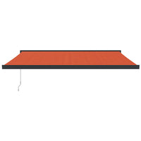 Thumbnail for Gelenkarmmarkise Orange und Braun 4,5x3 m Stoff und Aluminium