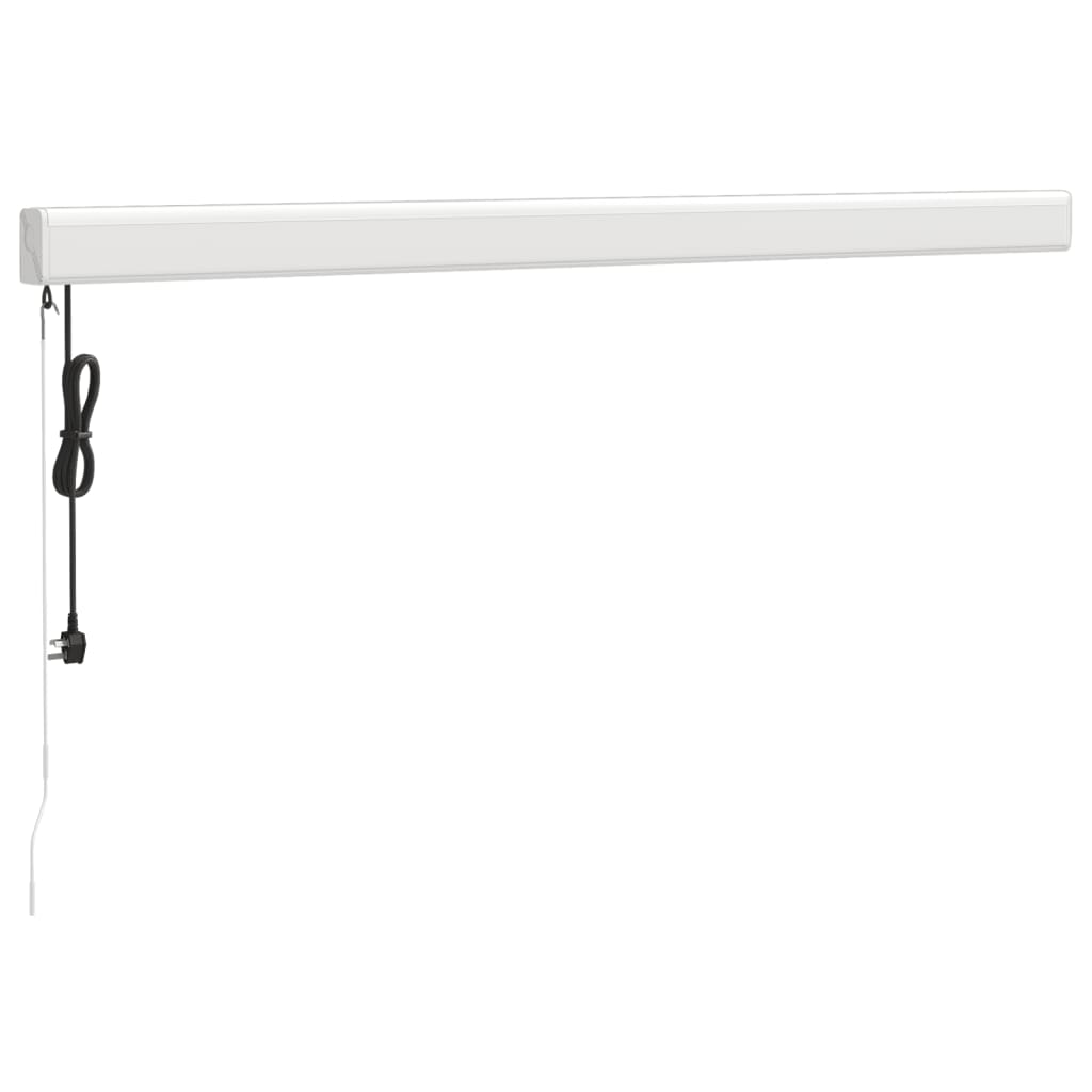 Gelenkarmmarkise Blau und Weiß 3x2,5 m Stoff und Aluminium
