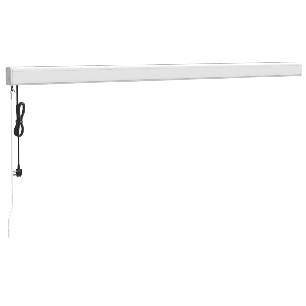 Gelenkarmmarkise Creme 4x3 m Stoff und Aluminium