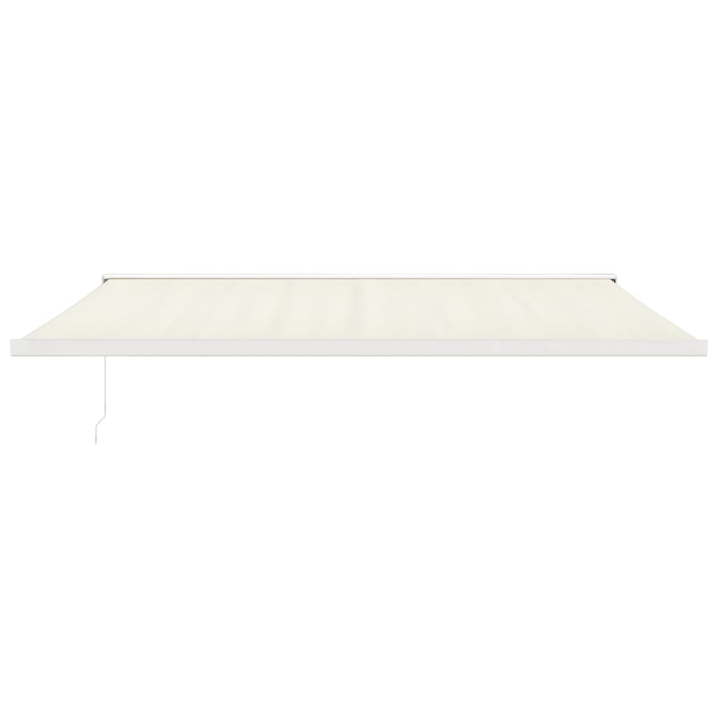 Gelenkarmmarkise Creme 5x3 m Stoff und Aluminium