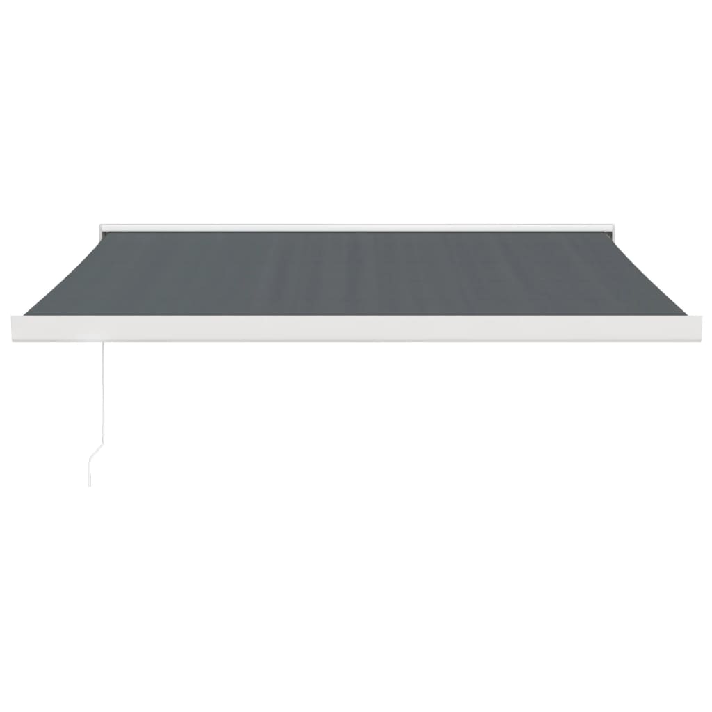 Gelenkarmmarkise Anthrazit 3x2,5 m Stoff und Aluminium