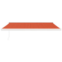 Thumbnail for Gelenkarmmarkise Orange und Braun 4,5x3 m Stoff und Aluminium