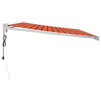 Thumbnail for Gelenkarmmarkise Orange und Braun 4,5x3 m Stoff und Aluminium