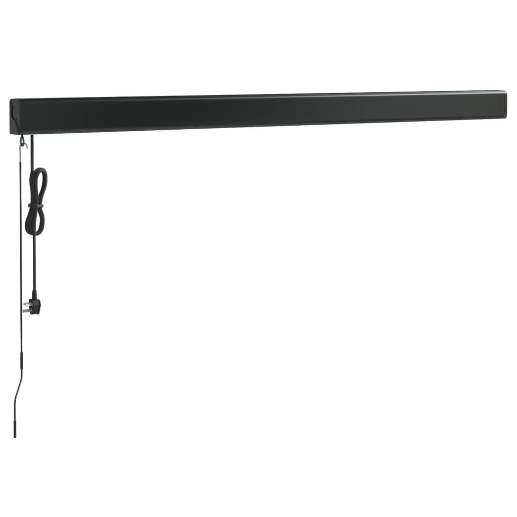 Gelenkarmmarkise Blau und Weiß 3x2,5 m Stoff und Aluminium