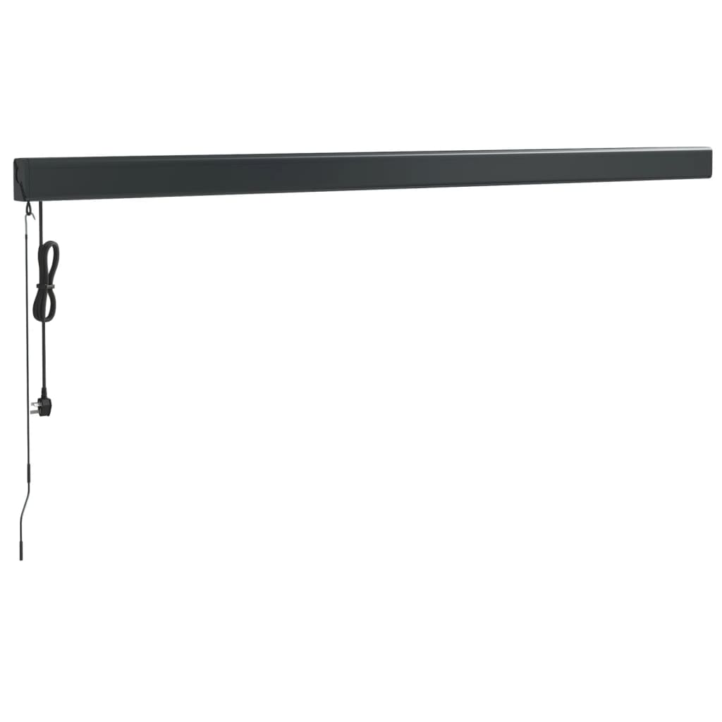 Gelenkarmmarkise Blau und Weiß 4x3 m Stoff und Aluminium