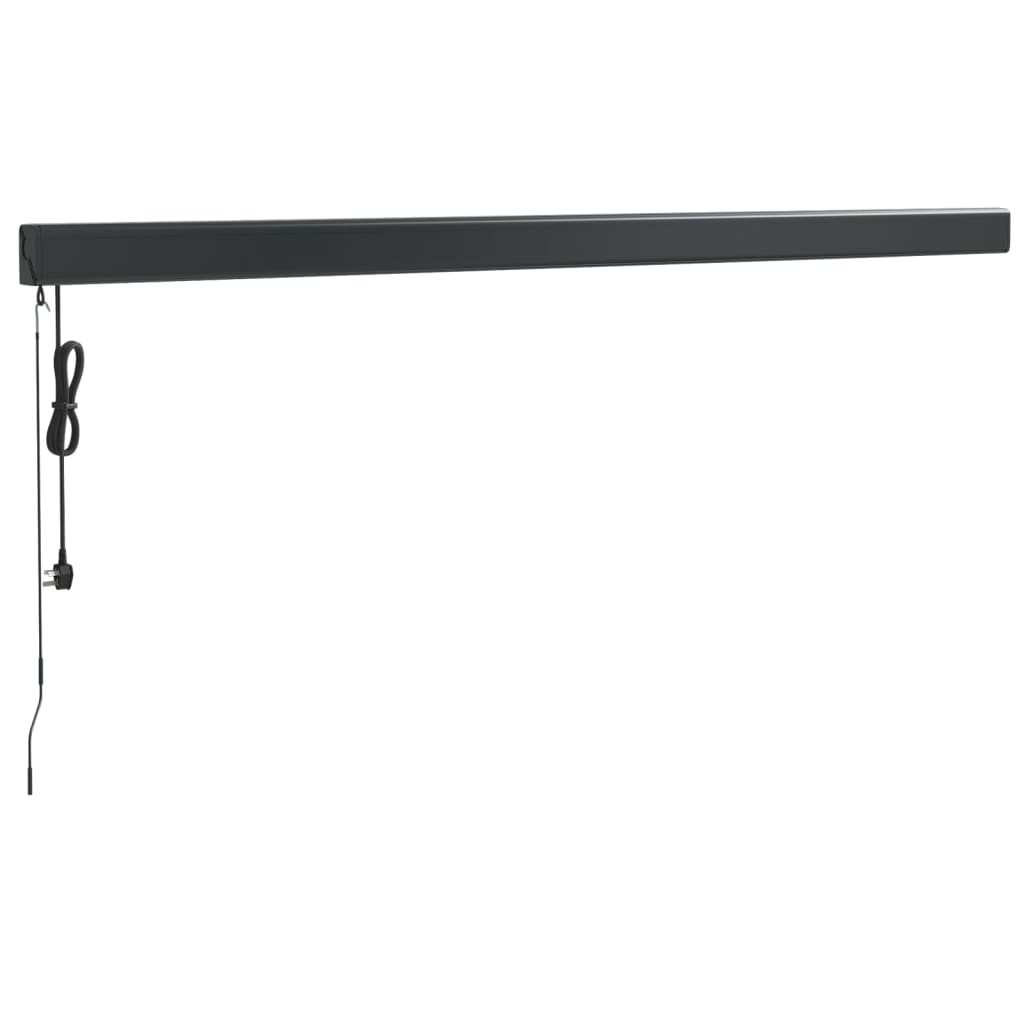 Gelenkarmmarkise Anthrazit 4,5x3 m Stoff und Aluminium