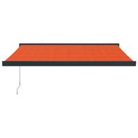 Thumbnail for Gelenkarmmarkise Orange und Braun 3x2,5 m Stoff und Aluminium
