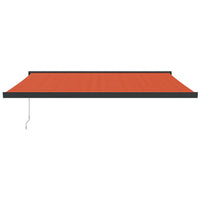 Thumbnail for Gelenkarmmarkise Orange und Braun 4,5x3 m Stoff und Aluminium