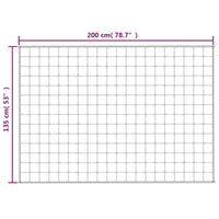 Thumbnail for Gewichtsdecke Grau 135x200 cm 6 kg Stoff