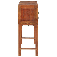 Thumbnail for Konsolentisch 120x32x80 cm Raues Massivholz Akazie