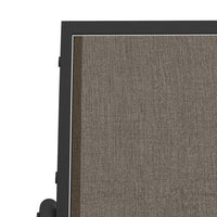 Thumbnail for Garten-Schaukelbank Braun 120,5x76x86,5 cm Textilen & Stahl