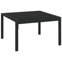 Thumbnail for Garten-Couchtisch Schwarz 60x60x35 cm Stahl