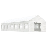 Thumbnail for Pavillon mit Dach Weiß 15,61x4,08x3,22 m Polyethylen