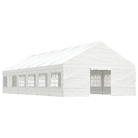 Thumbnail for Pavillon mit Dach Weiß 13,38x5,88x3,75 m Polyethylen
