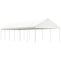Thumbnail for Pavillon mit Dach Weiß 13,38x4,08x3,22 m Polyethylen