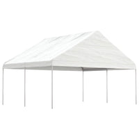 Thumbnail for Pavillon mit Dach Weiß 4,46x5,88x3,75 m Polyethylen