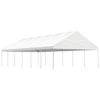 Thumbnail for Pavillon mit Dach Weiß 13,38x5,88x3,75 m Polyethylen