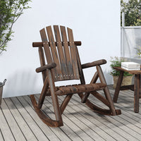 Thumbnail for Garten-Schaukelstuhl 69x96x101 cm Massivholz Fichte