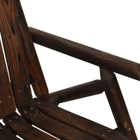 Thumbnail for Gartenbank 2-Sitzer 119x85x98 cm Massivholz Fichte