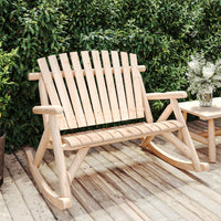 Thumbnail for Garten-Schaukelbank 2-Sitzer 123x96x102 cm Massivholz Fichte