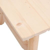 Thumbnail for Couchtisch 90x50x41 cm Massivholz Fichte