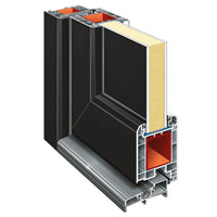 Thumbnail for Haustür Anthrazit 98x208 cm PVC