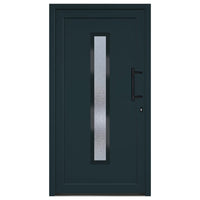 Thumbnail for Haustür Anthrazit 108x200 cm PVC