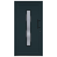 Thumbnail for Haustür Anthrazit 108x208 cm PVC