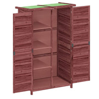 Thumbnail for Geräteschuppen Mokka 83x57x140 cm Massivholz Kiefer