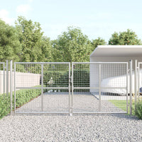 Thumbnail for Mesh-Gartentor Silbern 300x175 cm Verzinkter Stahl
