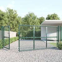 Thumbnail for Mesh-Gartentor Grün 350x175 cm Verzinkter Stahl