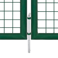 Thumbnail for Mesh-Gartentor Grün 400x175 cm Verzinkter Stahl