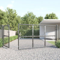 Thumbnail for Mesh-Gartentor Anthrazit 350x175 cm Verzinkter Stahl