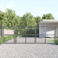 Thumbnail for Mesh-Gartentor Anthrazit 400x175 cm Verzinkter Stahl