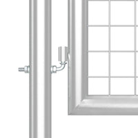 Thumbnail for Mesh-Gartentor Silbern 350x175 cm Verzinkter Stahl