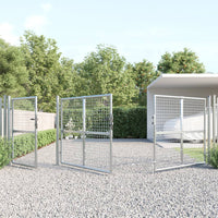 Thumbnail for Mesh-Gartentor Silbern 400x175 cm Verzinkter Stahl