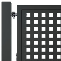 Thumbnail for Gartentor Anthrazit 105x225 cm Stahl