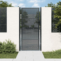Thumbnail for Gartentor Anthrazit 105x225 cm Stahl