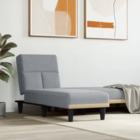 Thumbnail for Chaiselongue Hellgrau Stoff