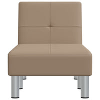 Thumbnail for Chaiselongue Capuccino-Braun Kunstleder