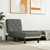 Thumbnail for Chaiselongue Dunkelgrau Stoff