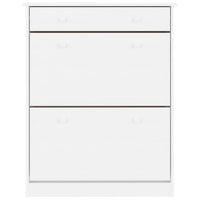 Thumbnail for Schuhschrank ALTA Weiß 77x35x96 cm Massivholz Kiefer