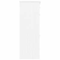 Thumbnail for Schuhschrank ALTA Weiß 77x35x96 cm Massivholz Kiefer