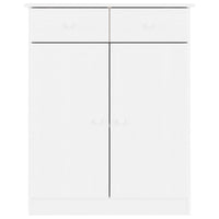 Thumbnail for Schuhschrank ALTA Weiß 77x35x96 cm Massivholz Kiefer