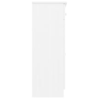 Thumbnail for Schuhschrank ALTA Weiß 77x35x96 cm Massivholz Kiefer